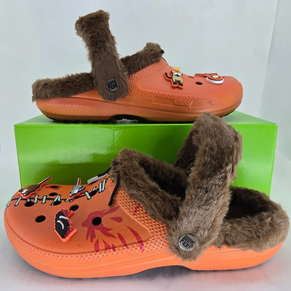 Crocs South Park Kenny Classic Lined Clog Orange 211499-90H Mens 10 Womens 12